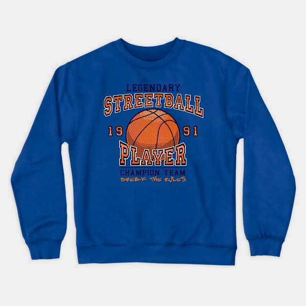 legendary streetball player champion Crewneck Sweatshirt by hayr pictures